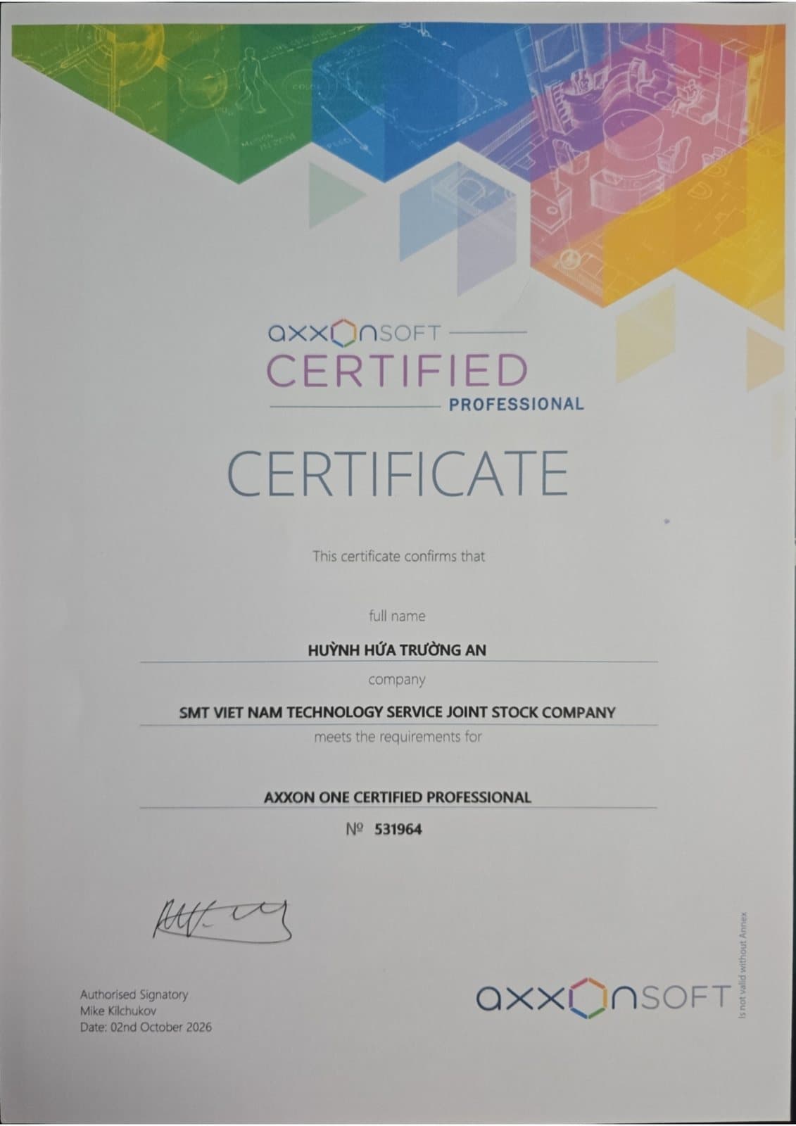 Axxon One Certified Professional